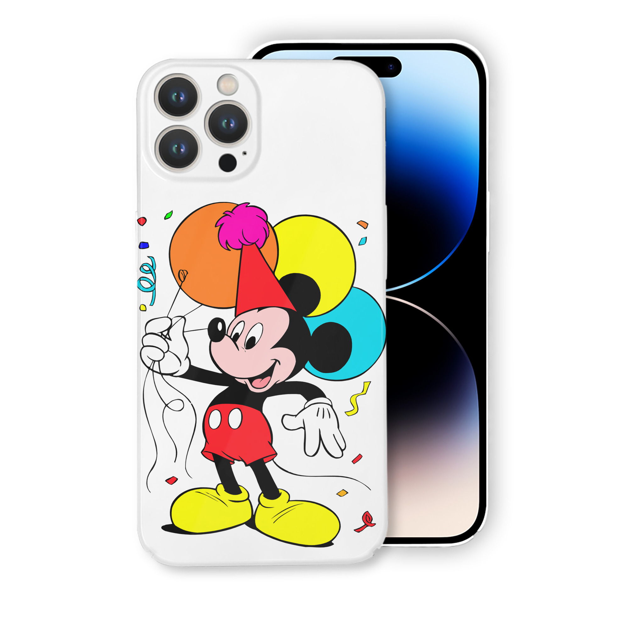 （画像用） ミッキーマウス Mickey Mouse 【iPhone 14シリーズ対応】ハードケース